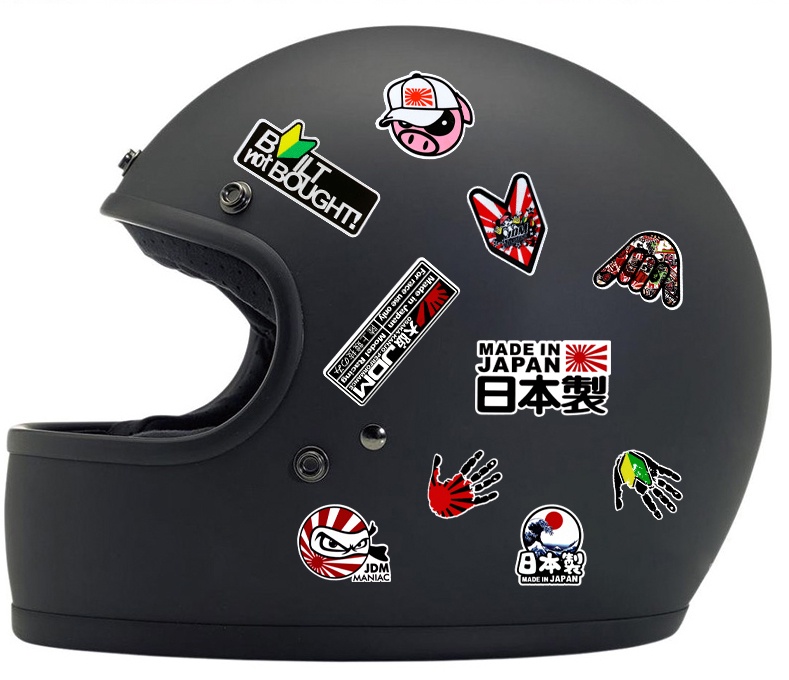 JDM Badge Trend Logo Sticker Motorcycle Reflective Sticker Car ...
