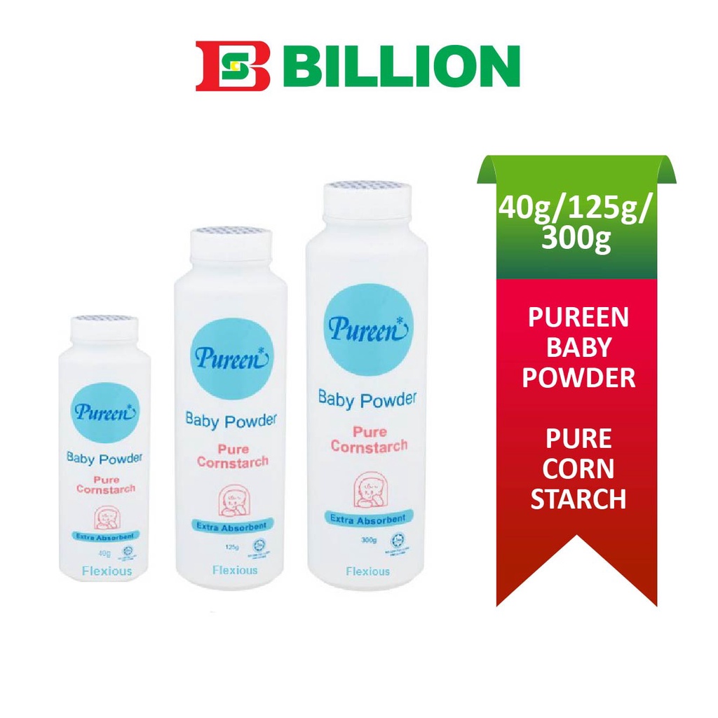 PUREEN Baby Powder Pure Cornstrach Extra Absorbent ( Assorted Weight ...