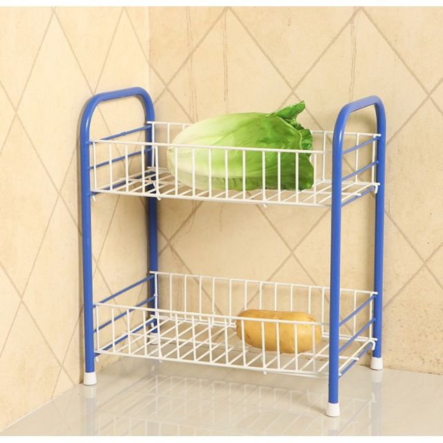 Mini 2-Layer Metal Kitchen Rack | Shopee Malaysia