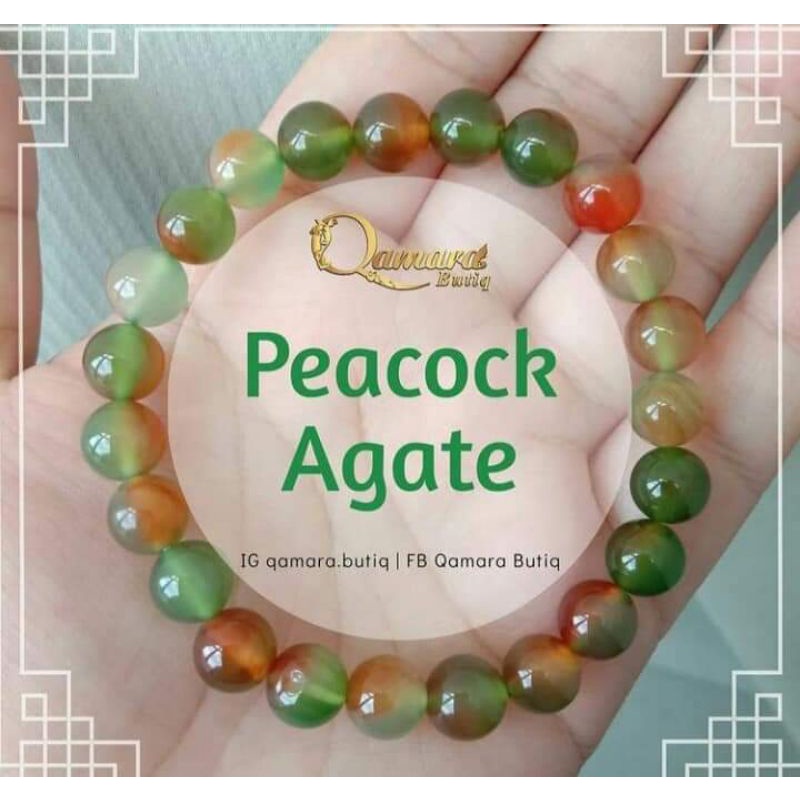 PEACOCK AGATE 8MM CRYSTAL BY UMMIRAI Shopee Malaysia