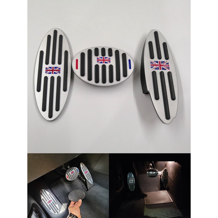 Car Gas Brake Clutch Pedal Foot Rest Sticker For Mini Cooper One S R50 ...