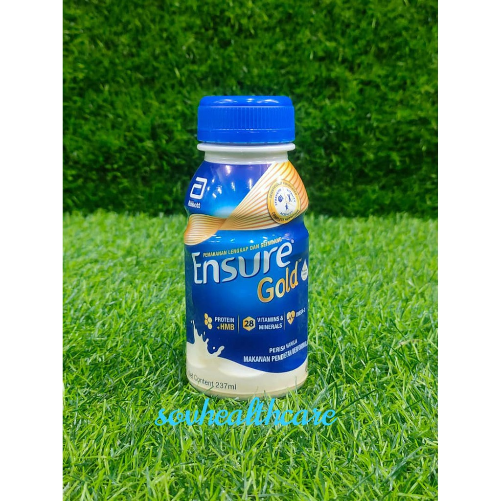 Ensure Gold Vanilla Liquid On The Go 237ml (Ready-to-Drink) | Shopee ...