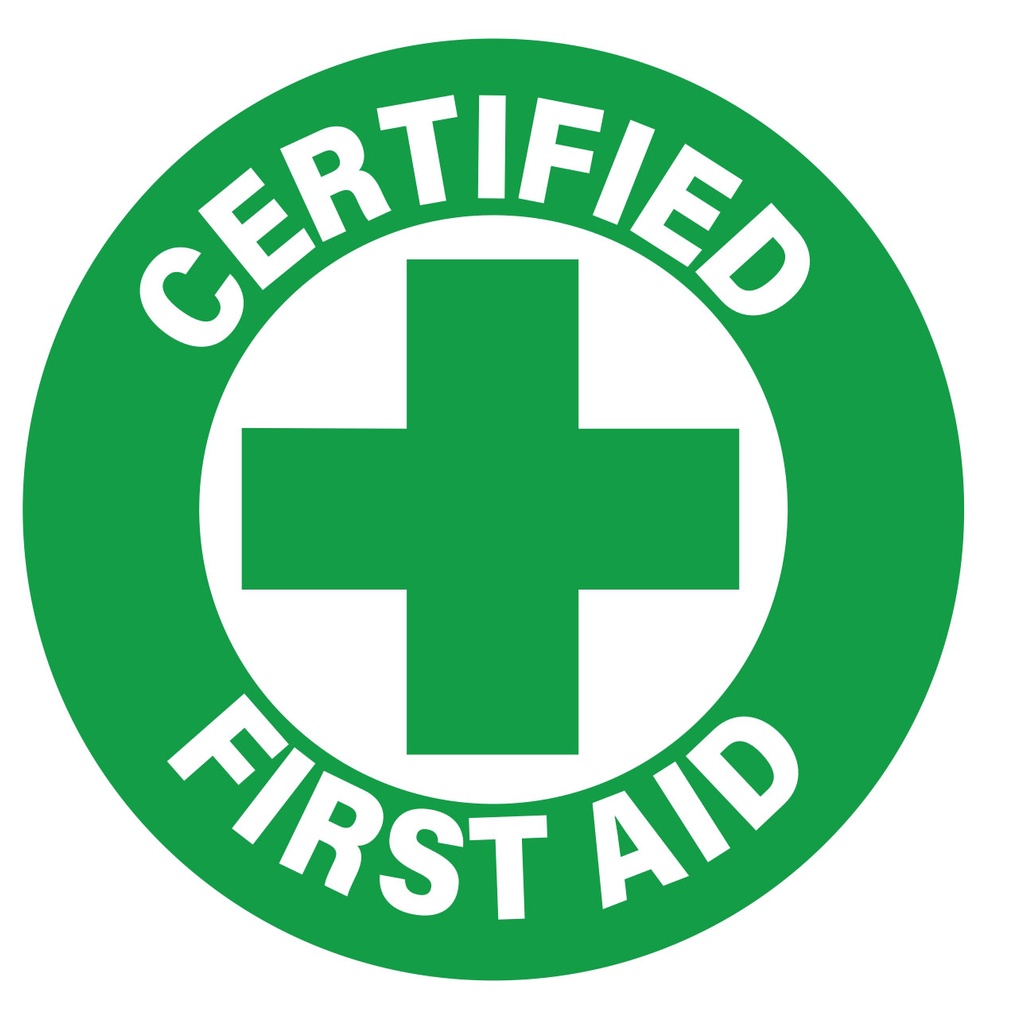 CERTIFIED FIRST AID STICKER |SIGN |LABEL | Shopee Malaysia