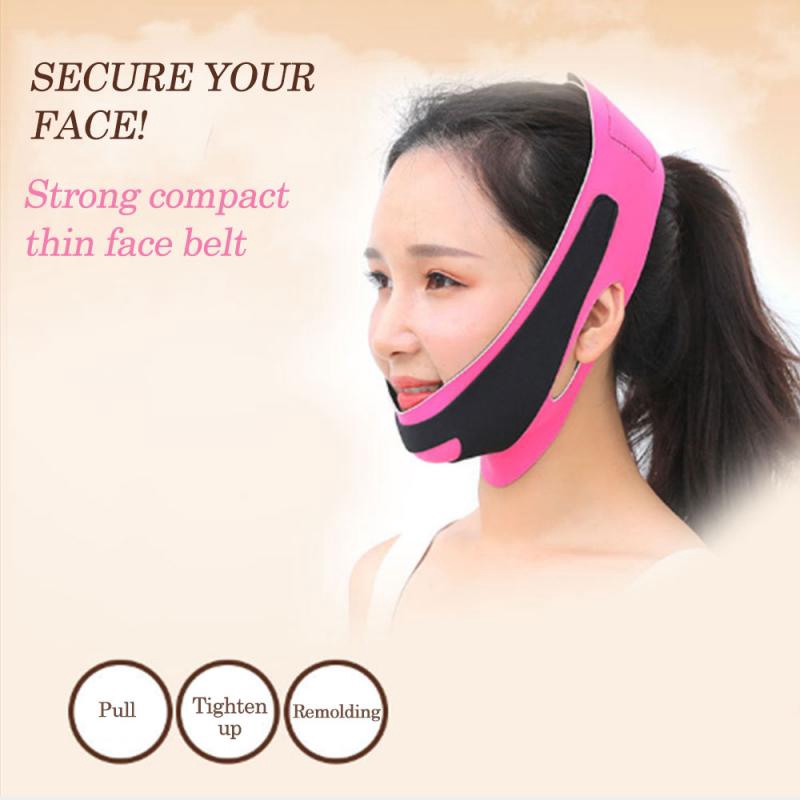 V-Line Face Slim Lift Up Mask Chin Cheek Slimming Strap Shape Belt  Anti-Aging Reduce Double Chin Band Massage Bandage