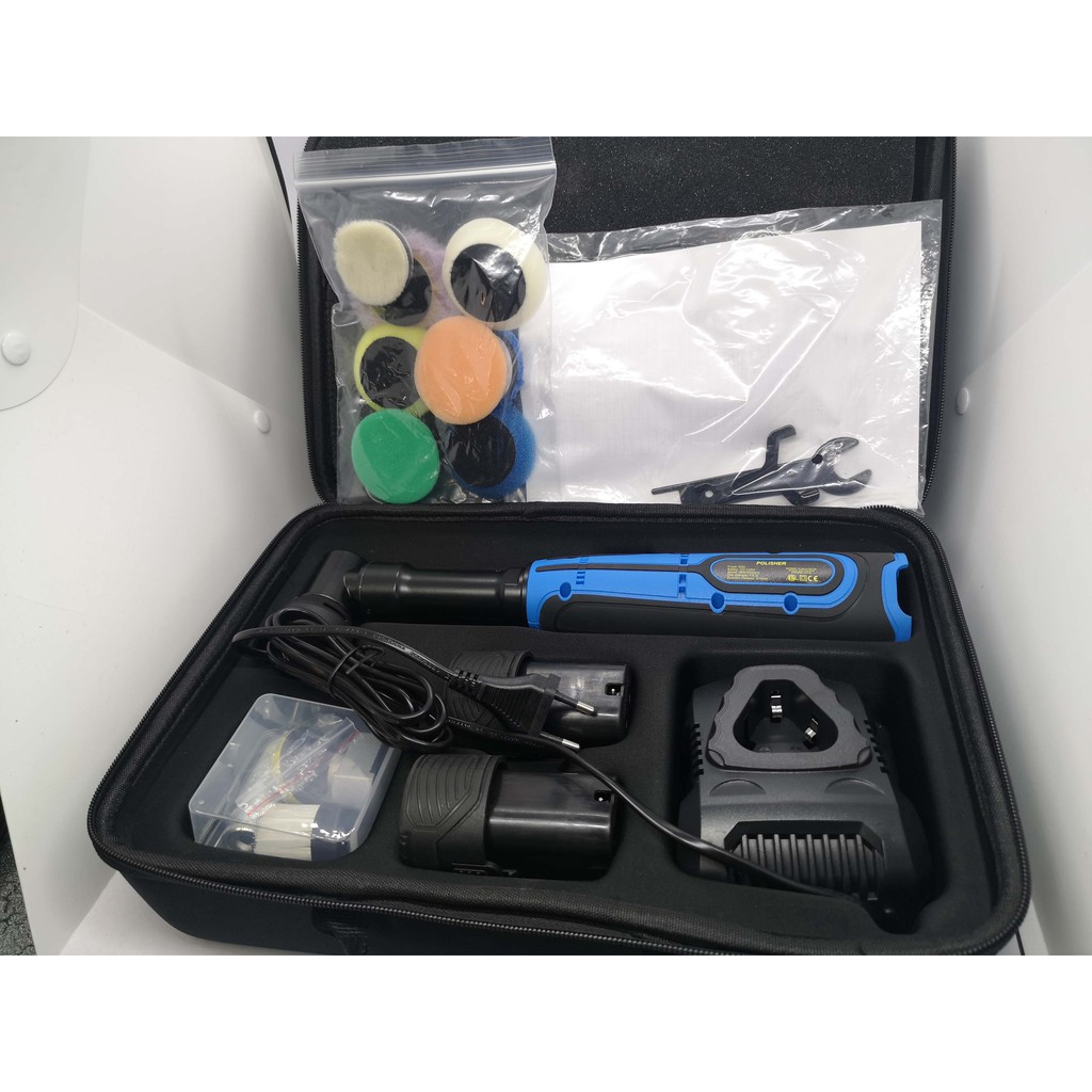 Mini Electric Auto Polisher Handheld Rechargeable Car Polishing and