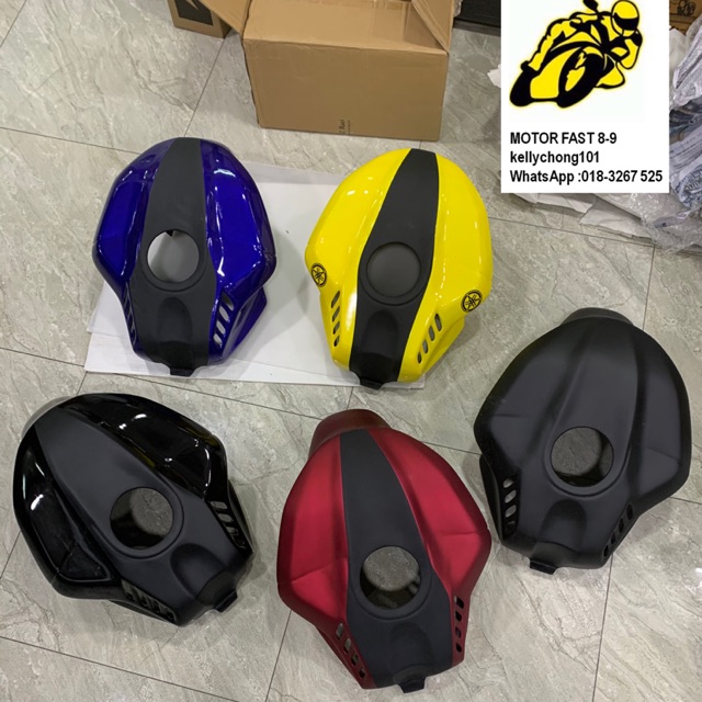 PNP R15 V3 TANK COVER FIBRE YAMAHA R-15 TANGKI MINYAK PETROL MINYAK ...