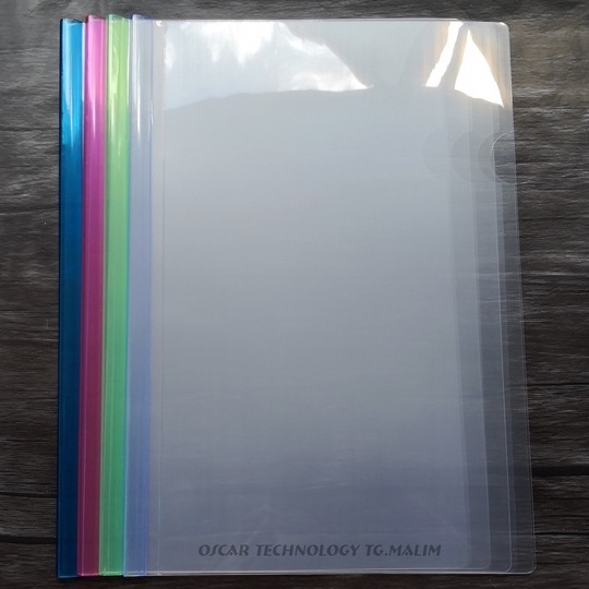 A4 Transparent Plastic Rod Clip File / Document Report File / Organizer ...