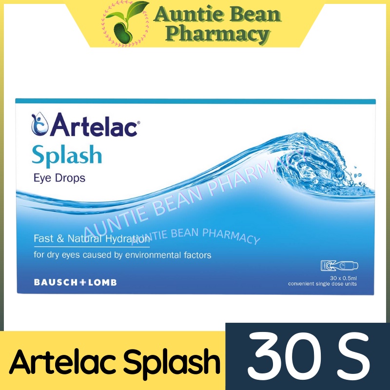 Artelac Splash Eye Drops 30 X 0.5ml Convenient Single Dose Units