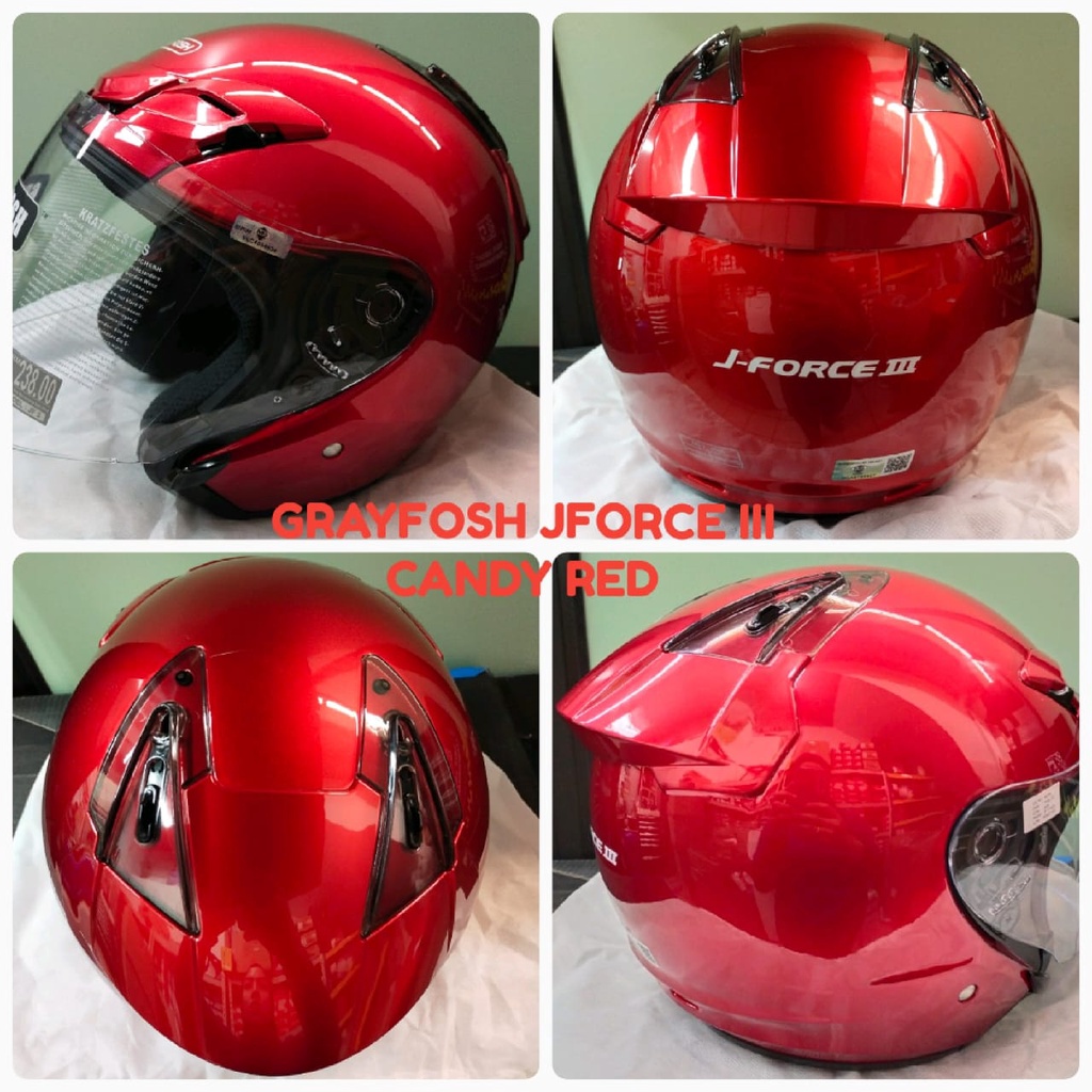 SHOEI J-FORCE jforceジェットヘルメット 赤 Shoei J Force Godspeed SHOEI ジェットヘルメット ジェイフォース4