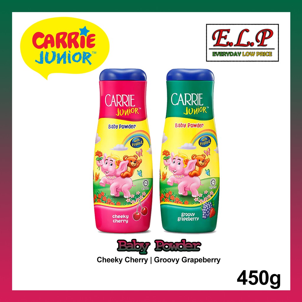 Carrie Junior Baby Powder Cheeky Cherry / Groovy Grapeberry 450g ...