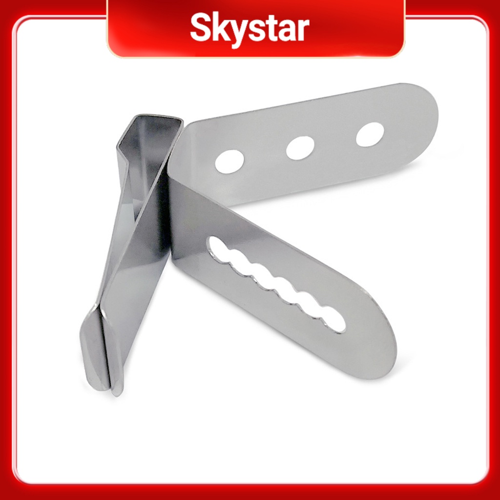 skystar Stainless Steel Grill Probe Holder Barbecue Probe Clip