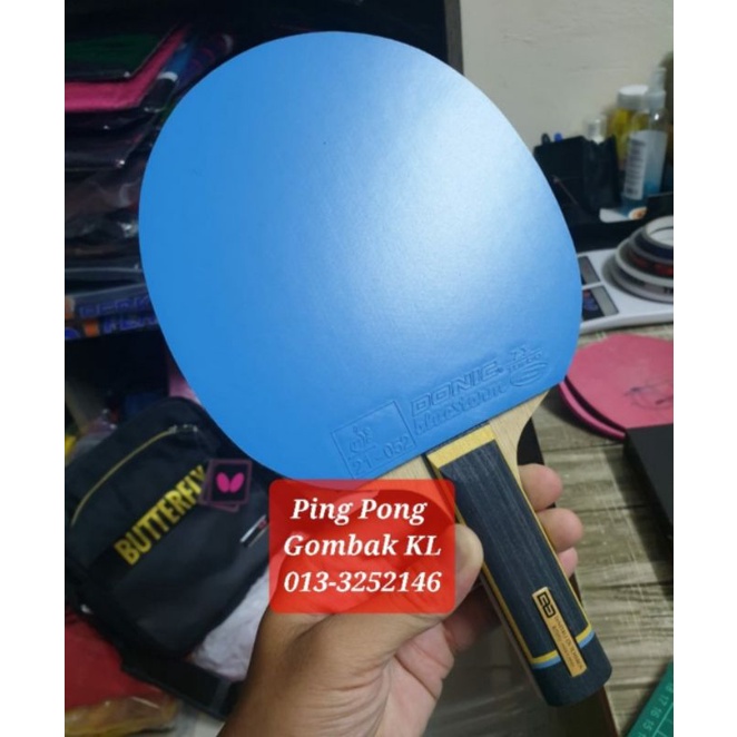 Donic Blue Colour!!! Bluestorm Z1 Turbo and Z2 Rubber Ping Pong Table
