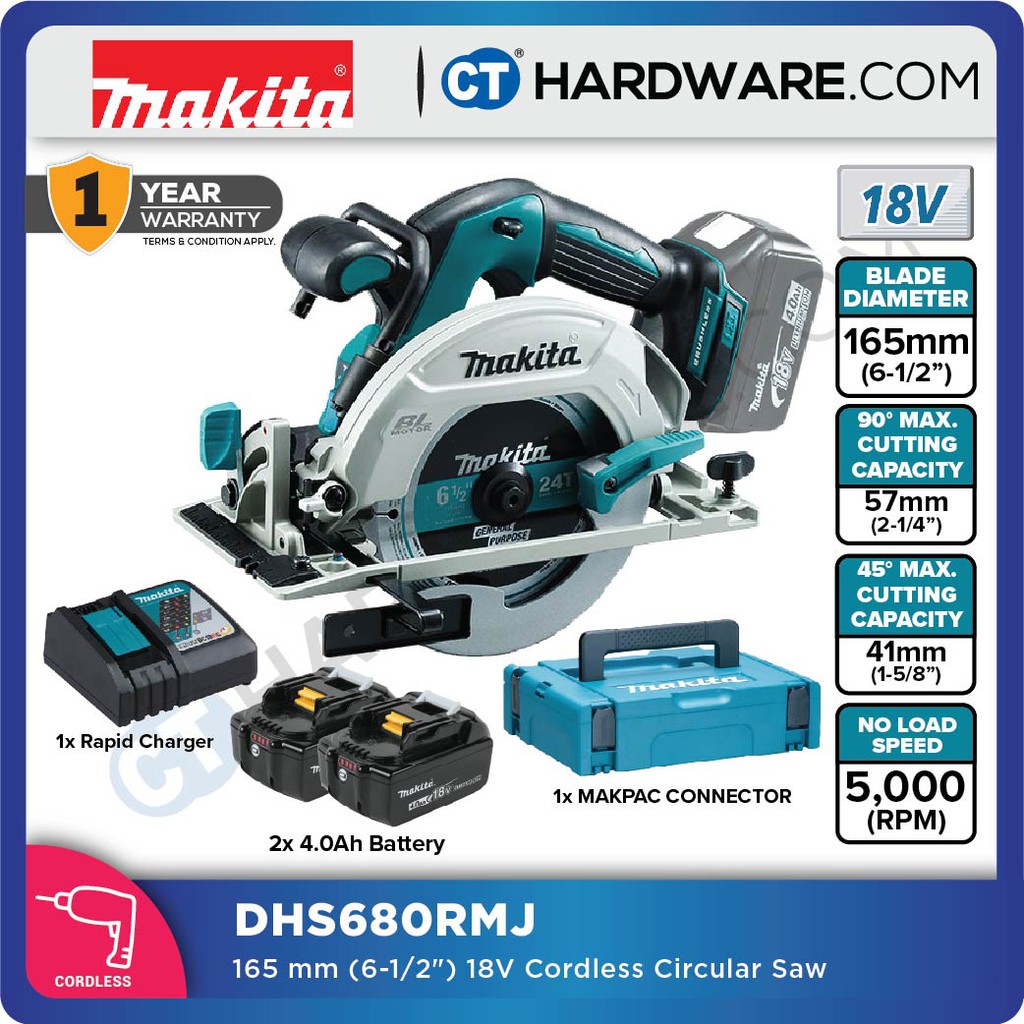 Makita circular deals saw dhs680