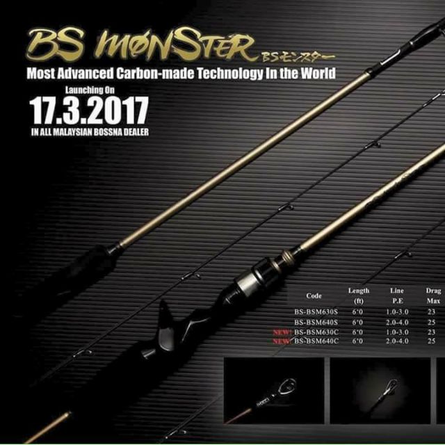 BS MONSTER ll ROD Shopee Malaysia