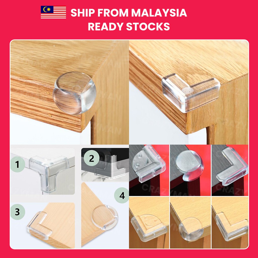 Child Safety Table Corner Silicone Protector Edge Protection Cover Sticker Safety Bumper