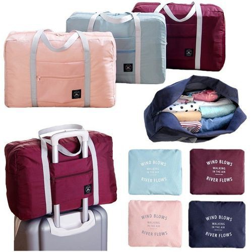 Large Capacity Foldable Travel Luggage Bag Waterproof | Shopee Malaysia