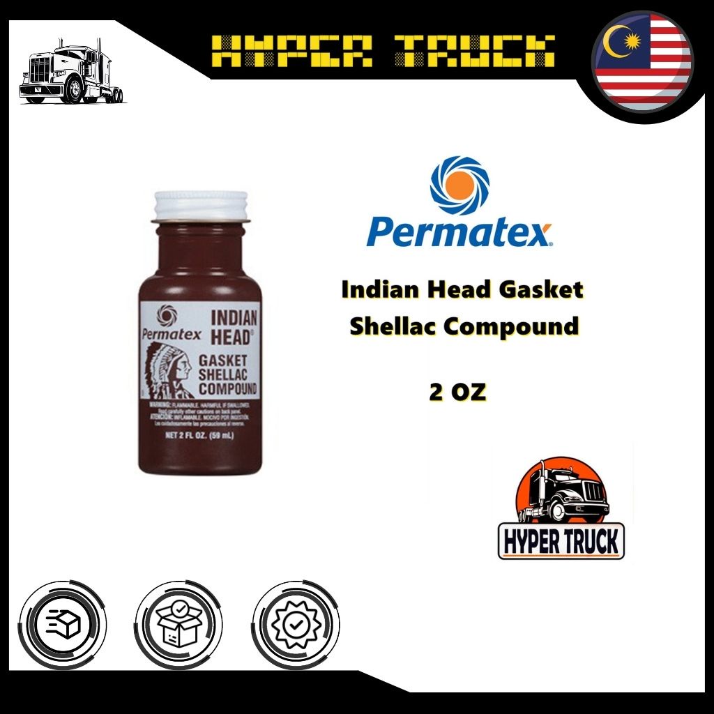 Permatex Indian Head Gasket Shellac Compound 2 oz 20539 Shopee Malaysia