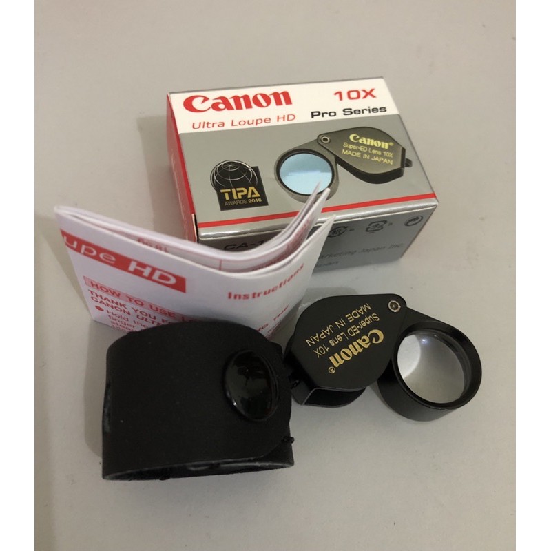 Canon pocket loupe Magnifier x10 Pro Series Triplet Made in Japan (Buy