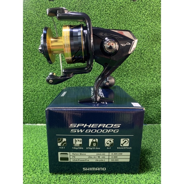 シマノ SPHEROS SW 6000PG Spinning Reel 21 SPHEROS SW 6000PG Gear Ratio 4.6:1 Fishing Reel