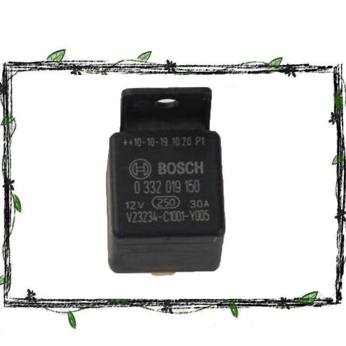 BOSCH 5PIN RELAY 12V 20A 0332019150 | Shopee Malaysia