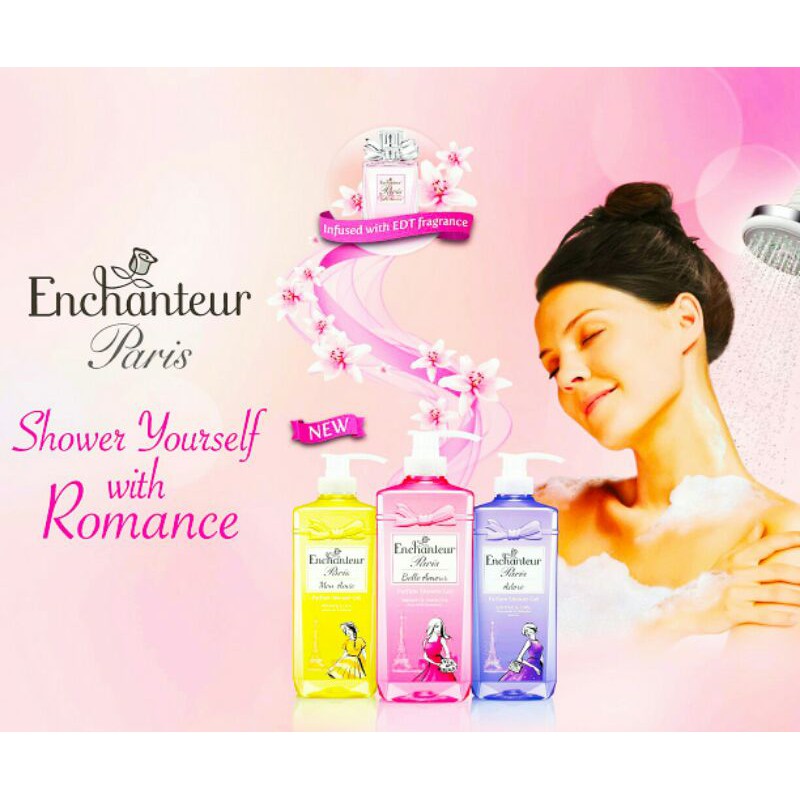 Enchanteur Paris Perfumed Shower Gel 750grams (Mon Amie / Belle Amour ...