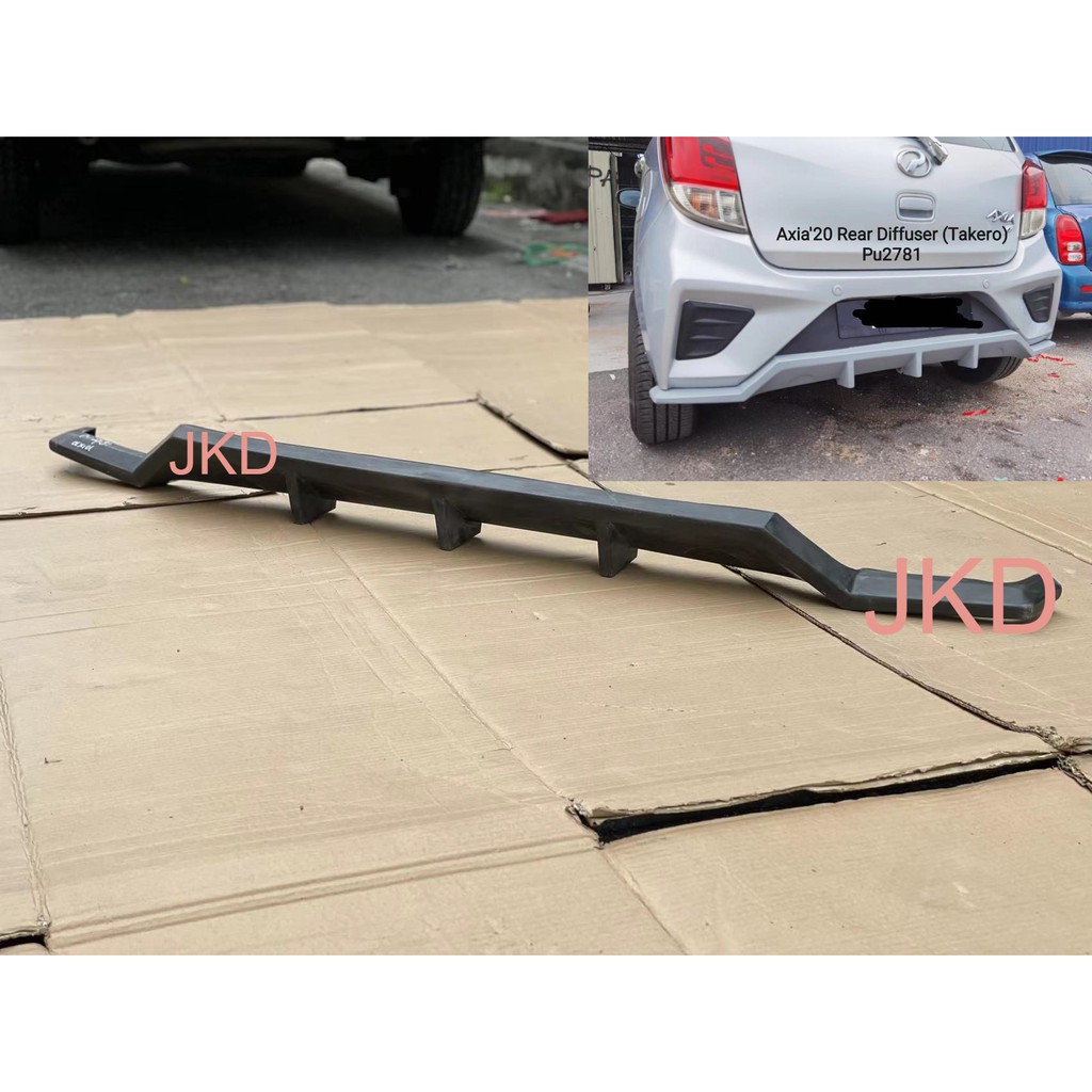 REAR DIFFUSER AXIA 2020 2021 TAKERO REAR SKIRT REAR LIP HIGH QUALITY PU ...
