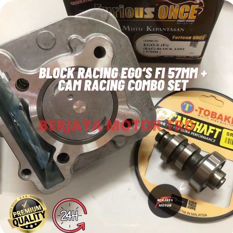 Block Racing Ego‘S Fi 57mm + Cam Racing Combo Set | Shopee Malaysia