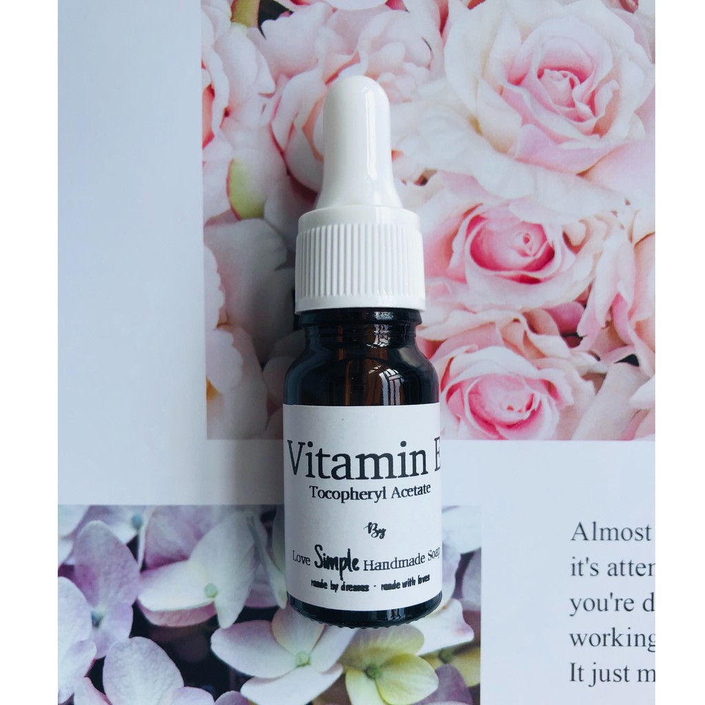 Pure Vitamin E Acetate (cosmetic grade)/ for lips/ lotion/ handmade