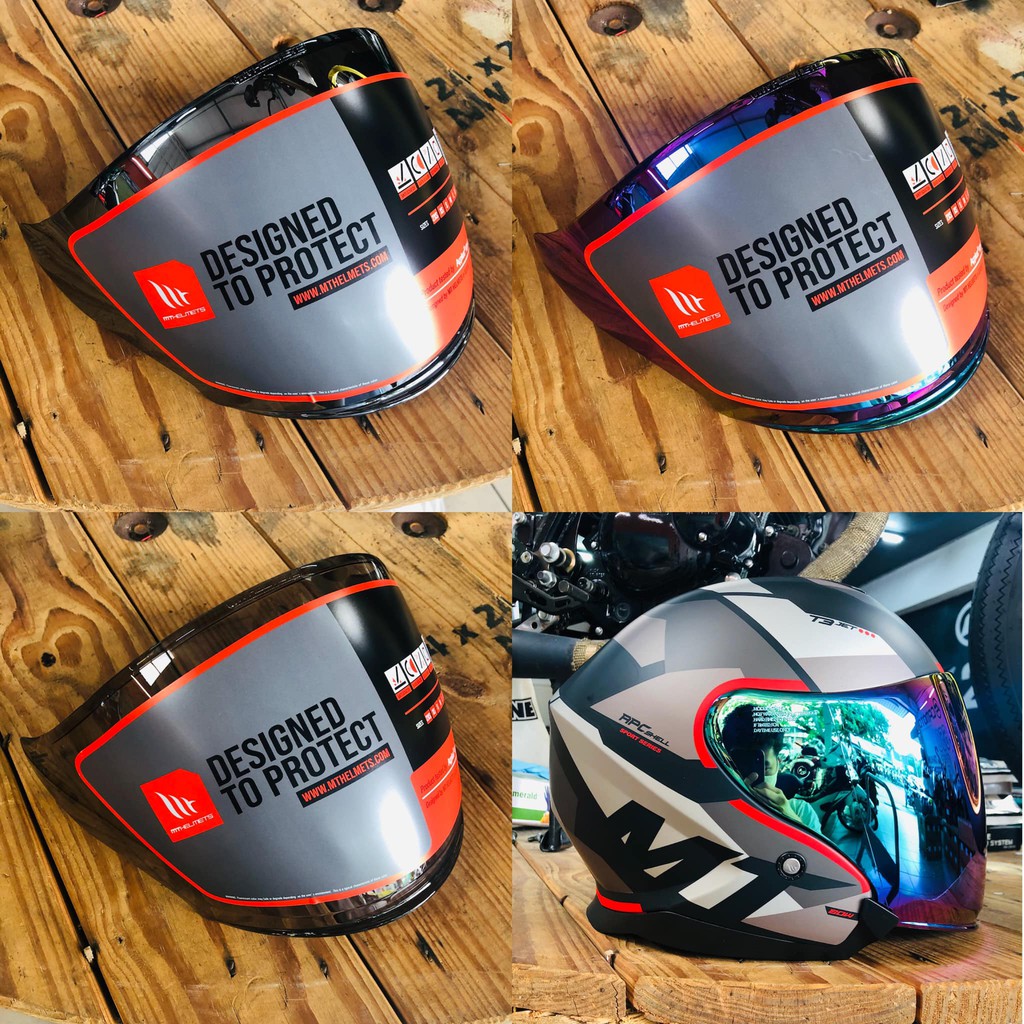 Visor clearance mt helmet