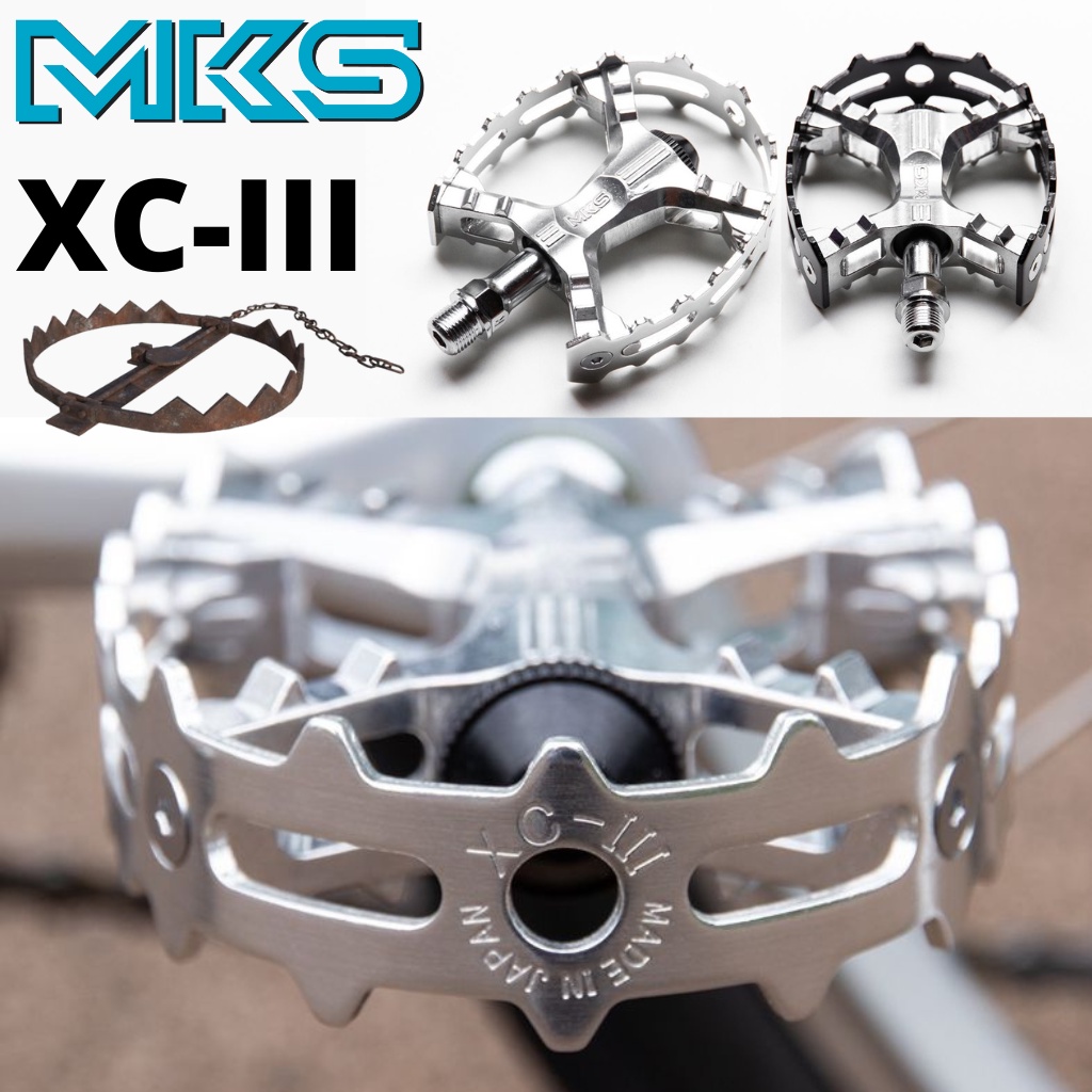 Bicycle Pedals MKS XCIII Bear trap made in Japan Shopee Malaysia