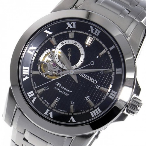 Seiko premier automatic open heart hot sale