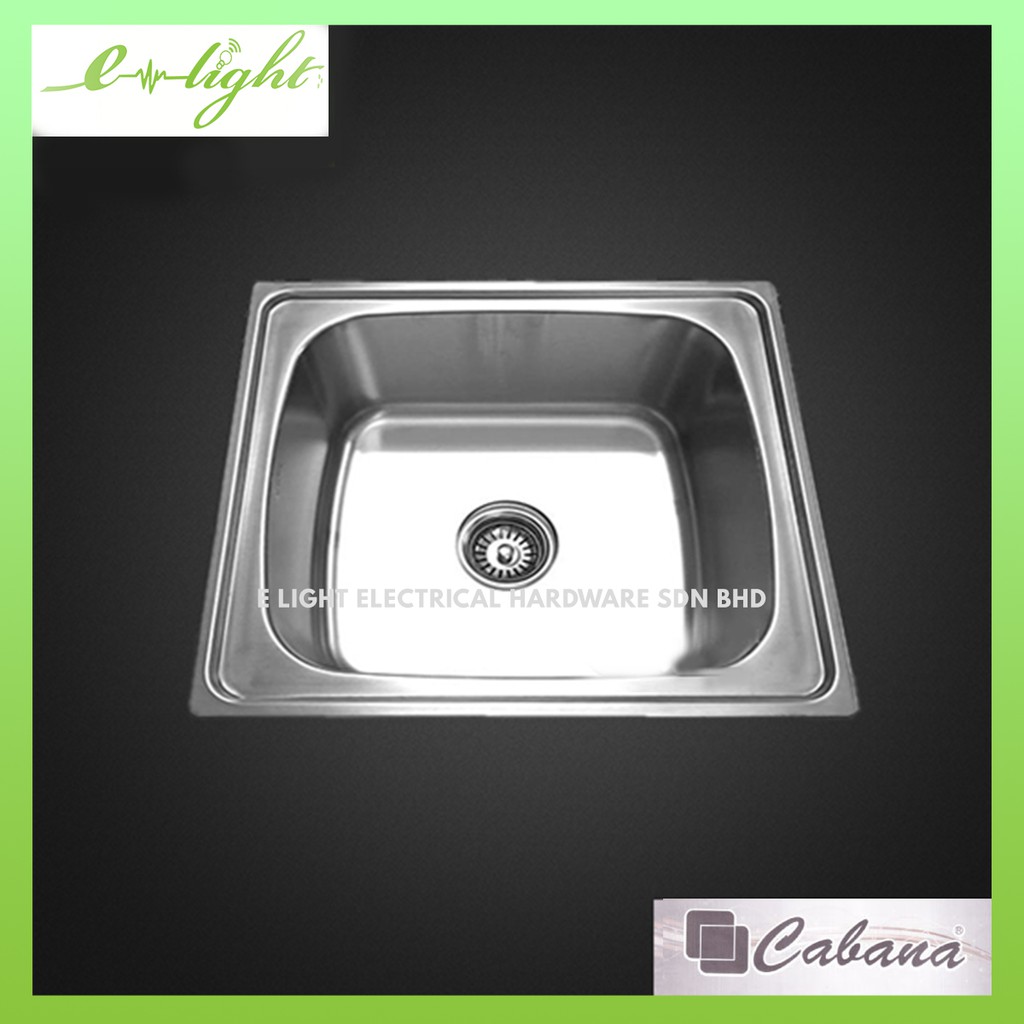 CABANA STAINLESS STEEL KITCHEN SINK SINGLE BOWL FOR DRY KITCHEN Sinki   Eed17e666248ac83570533ff861e1027