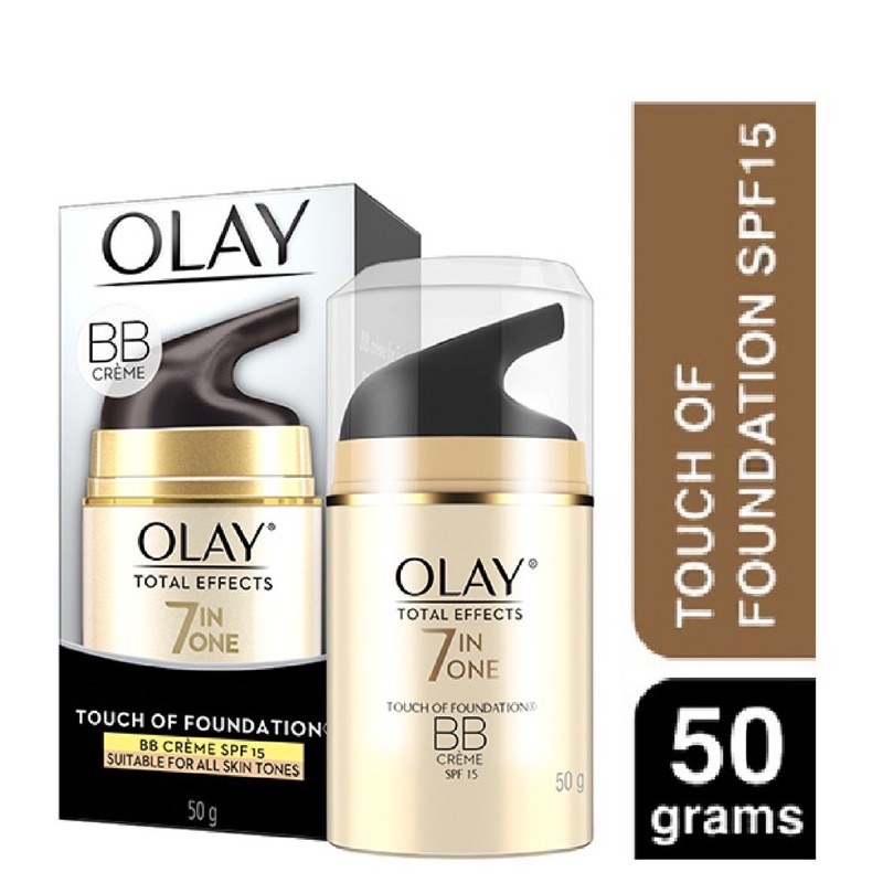 [No Box] Olay Total Effect 7 In One Touch Of Foundation BB Cream SPF15 ...