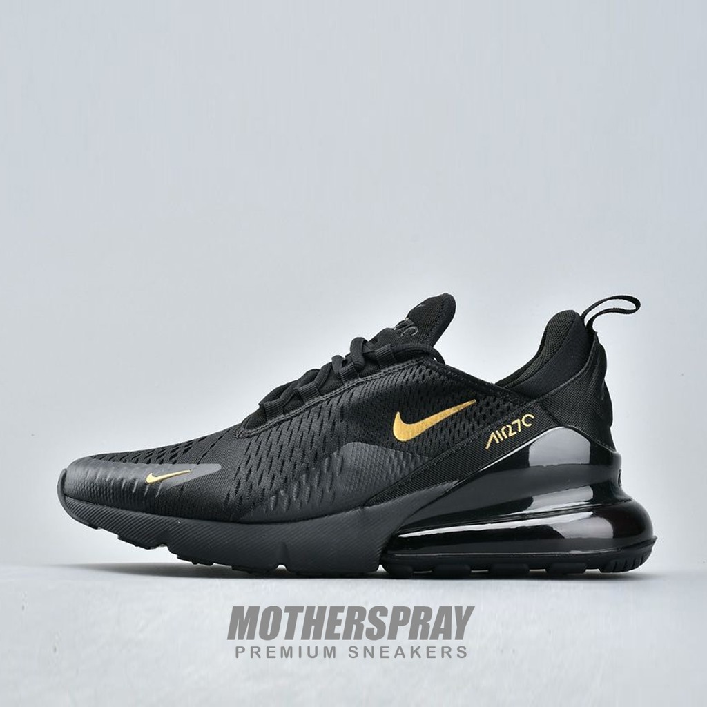 Air max 270 black gold fashion