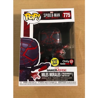 Funko Pop Marvel Spider-Man GamerVerse Miles Morales GITD Programmable ...