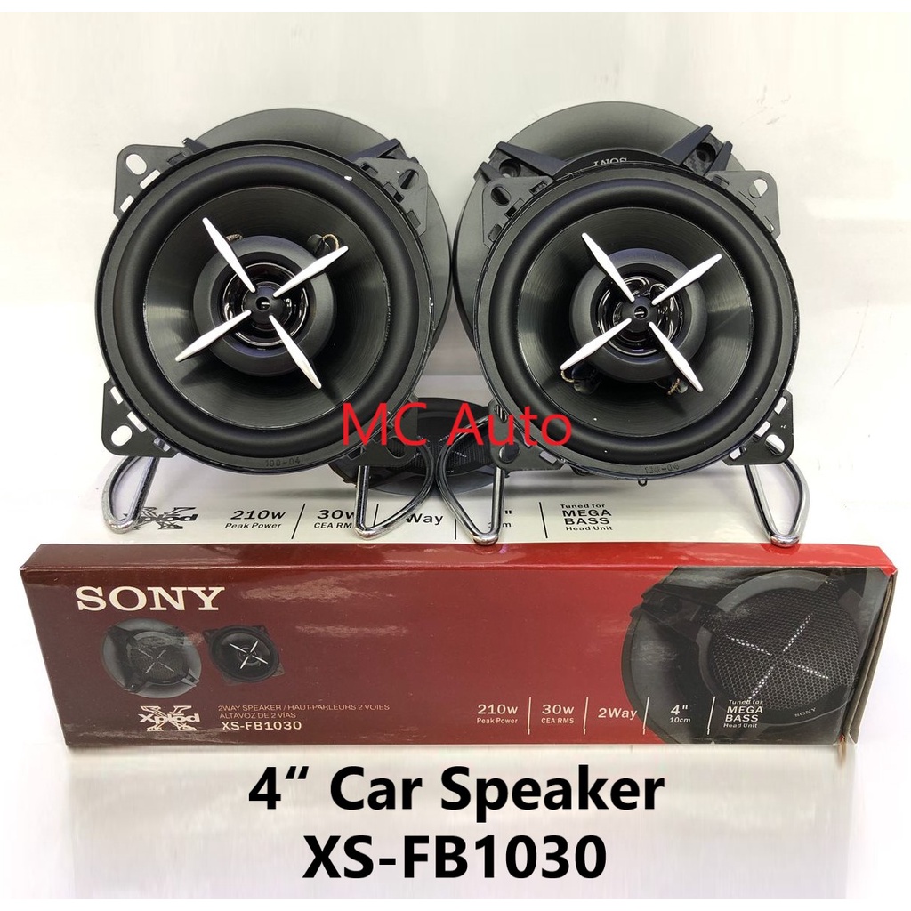 SONY Car Speaker 4 inch XSFB1030 Car Coaxial speaker Pioneer Kenwood