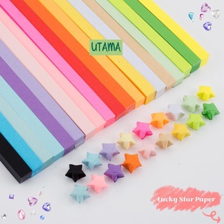 Sanrio Lucky Star Origami Paper Wishing Folding Ribbon Sheet 60 Strips 6  Colors