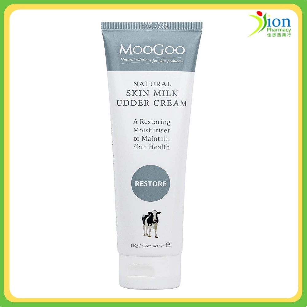 MOOGOO NATURAL SKIN MILK UDDER CREAM (REPAIR MOISTURISER) 120G Shopee