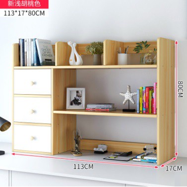 Desktop Book Storage 113x17x80 Rack Bookshelf Bookshelves Bookcases ...