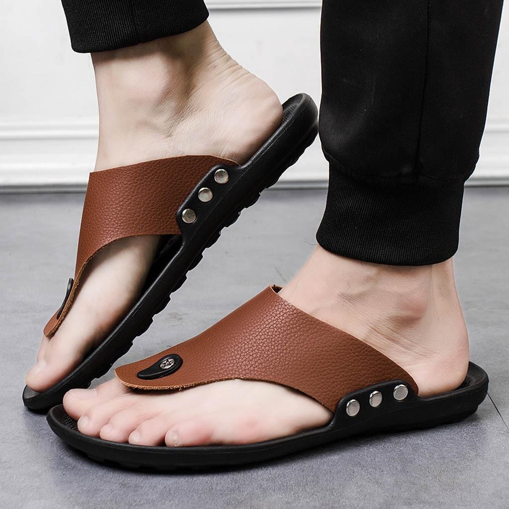 2020 Lelaki Musim Panas Rom Flip Flop Beach Slipper Selesa T-Tali ...