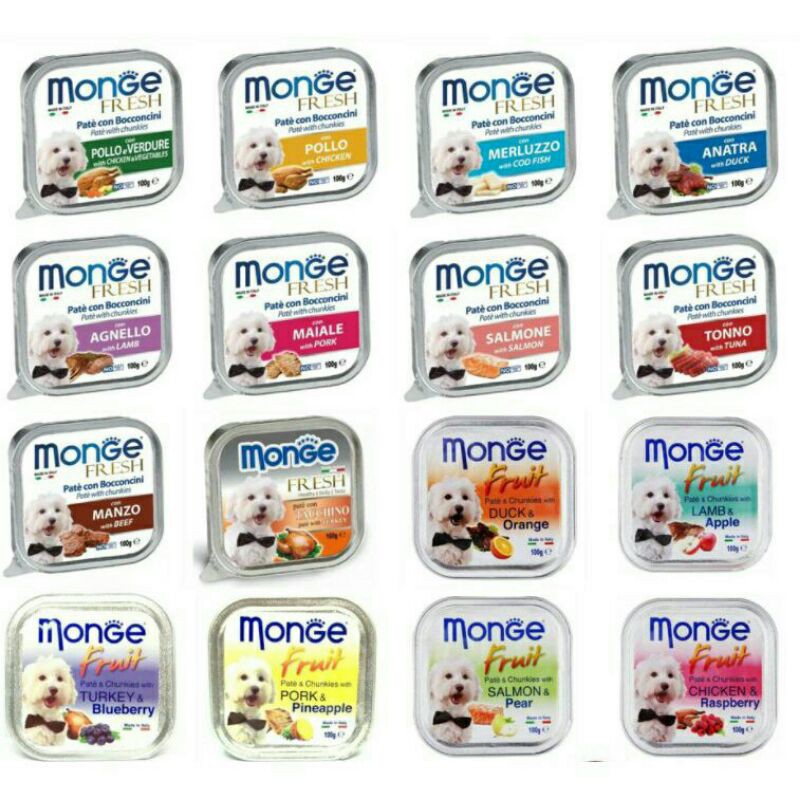 Monge Fresh Pate with Chunkies 100g | Shopee Malaysia