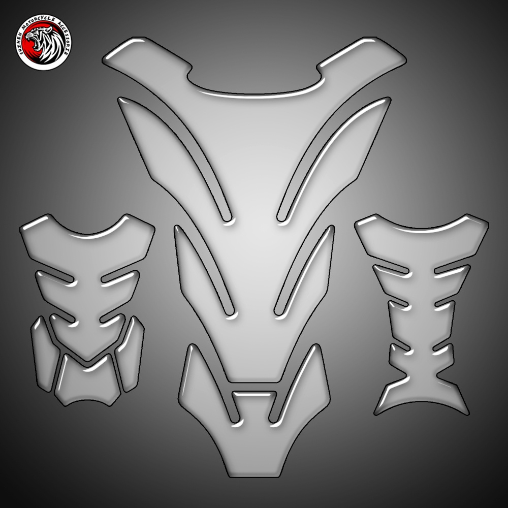 Motorcycle Clear Tank Pad Protector Decals Universal for Kawasaki Honda