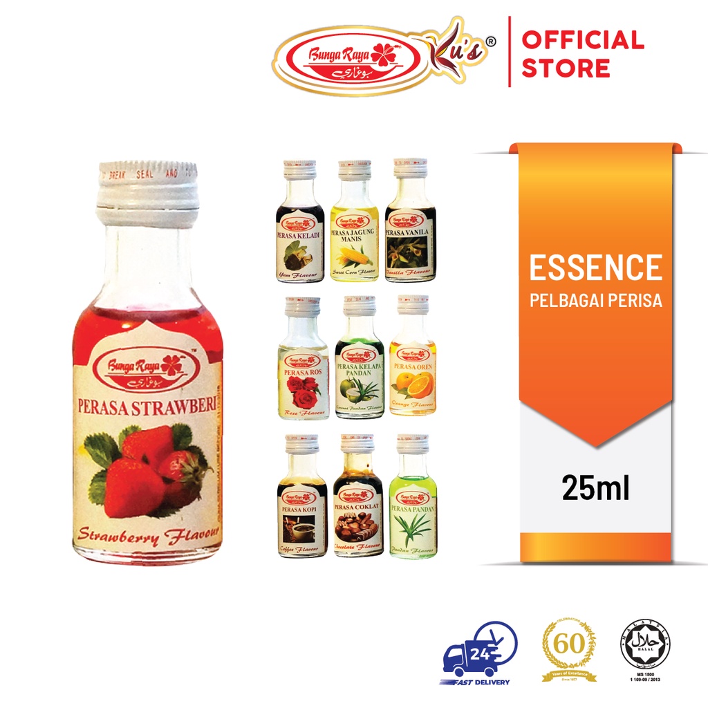 BUNGA RAYA KUS Esen Makanan 25ml || BUNGA RAYA KUS Food Essence 25ml ...