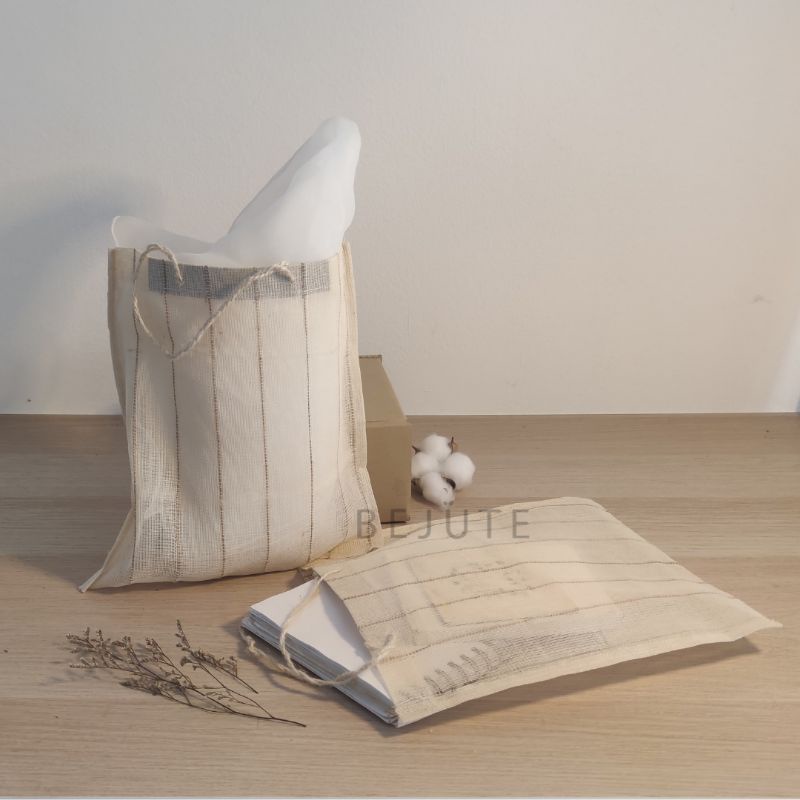 goody bag eco friendly jute bag, eco tote bag, biodegradable bag