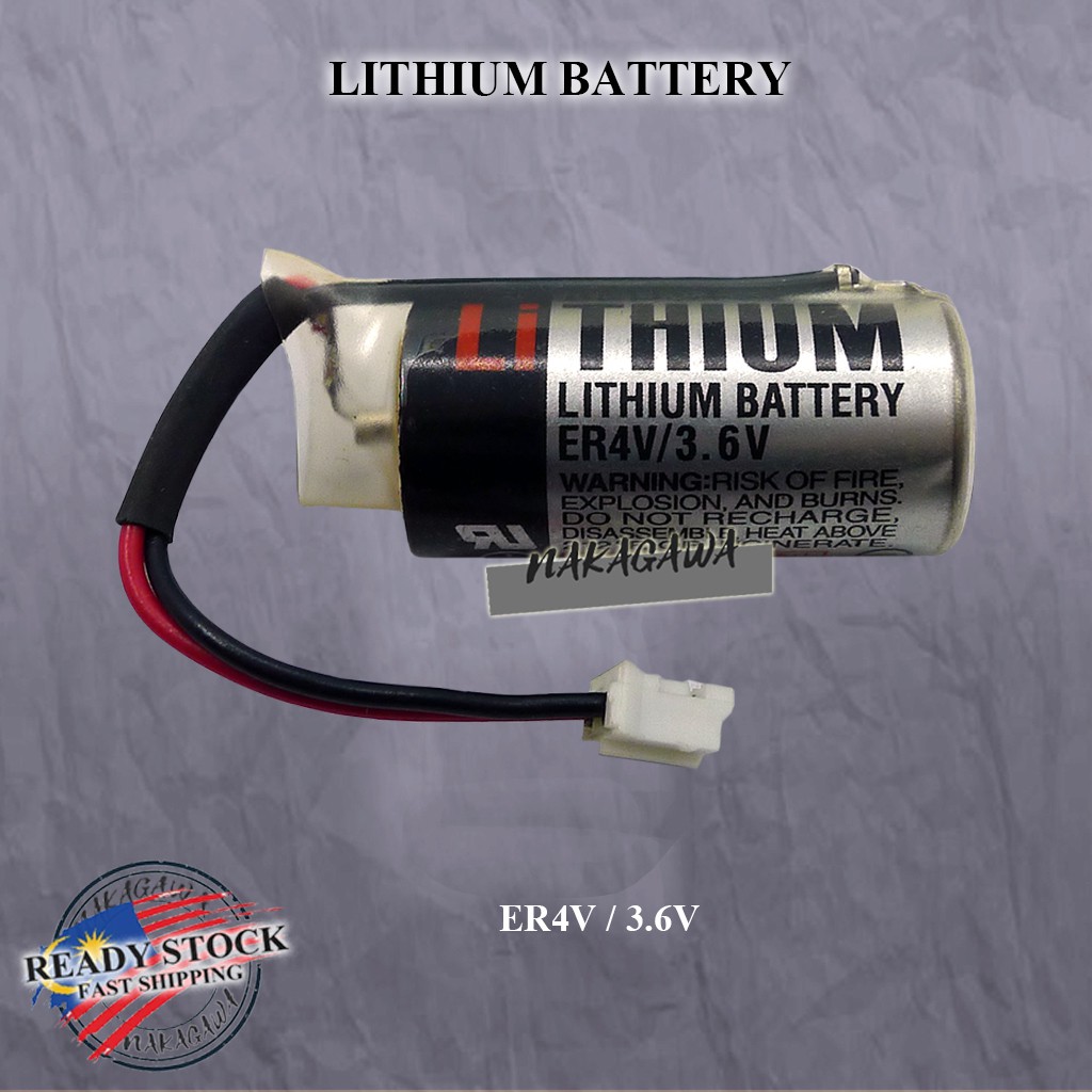 TOSHIBA ER4V 3.6V LITHIUM BATTERY | Shopee Malaysia