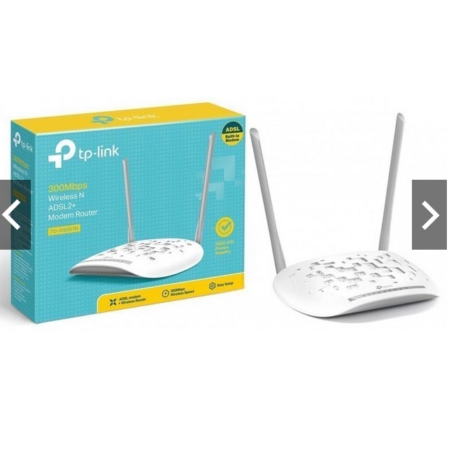 TP-LINK 8961 ADSL+2 MODEM 300Mbps Wireless N ADSL2+ Modem Router TD ...