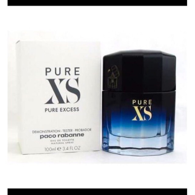 ORIGINAL TESTER PACO RABANNE PURE XS EDT PERFUME FOR MEN 100ML | Shopee ...