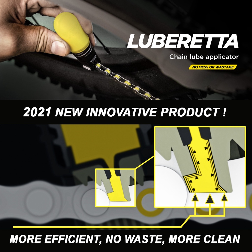 RYDER Luberetta Bicycle Chain Lube Applicator Drop 15ml Mini Tool