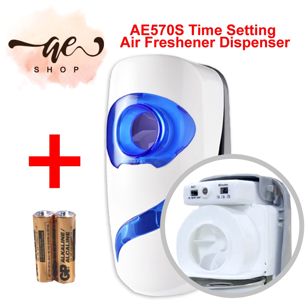 AE570S Time Setting Type Fan Air Freshener Dispenser for Airzone Fiber