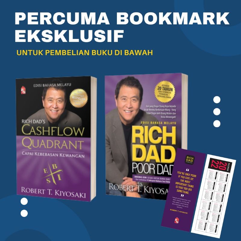 [bc] Pre Order Rich Dads Cashflow Quadrant Edisi Bahasa Melayu